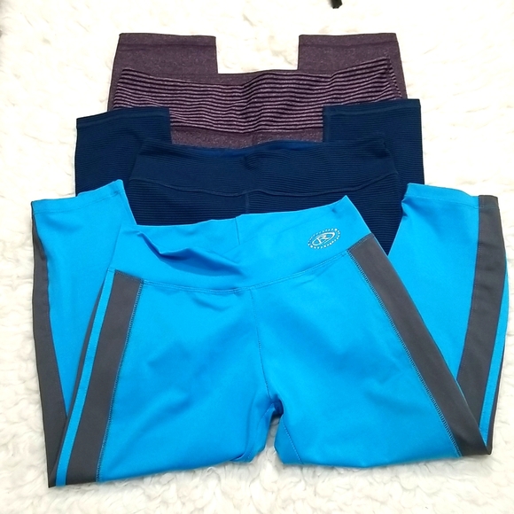 Bundle Three Sport Workout Capris.  S/M - Picture 2 of 12